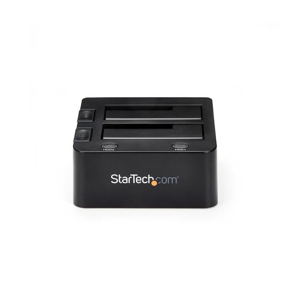USB 3.0 Dual Hard Drive Dock w/ UASP for 2.5/3.5in SSD / HDD – SATA 6 Gbps