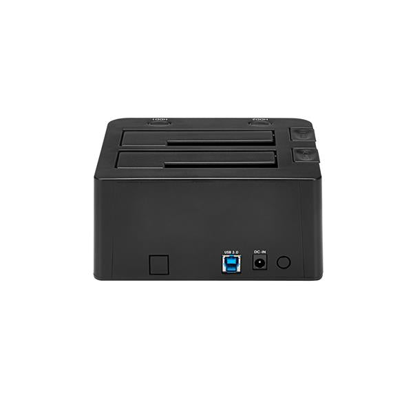 USB 3.0 Dual Hard Drive Dock w/ UASP for 2.5/3.5in SSD / HDD – SATA 6 Gbps