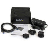 USB 3.0 Dual Hard Drive Dock w/ UASP for 2.5/3.5in SSD / HDD – SATA 6 Gbps
