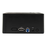 USB 3.0/eSATA Dual Hard Drive Dock with UASP for 2.5/3.5in SATA 6 Gbps SSD/HDD