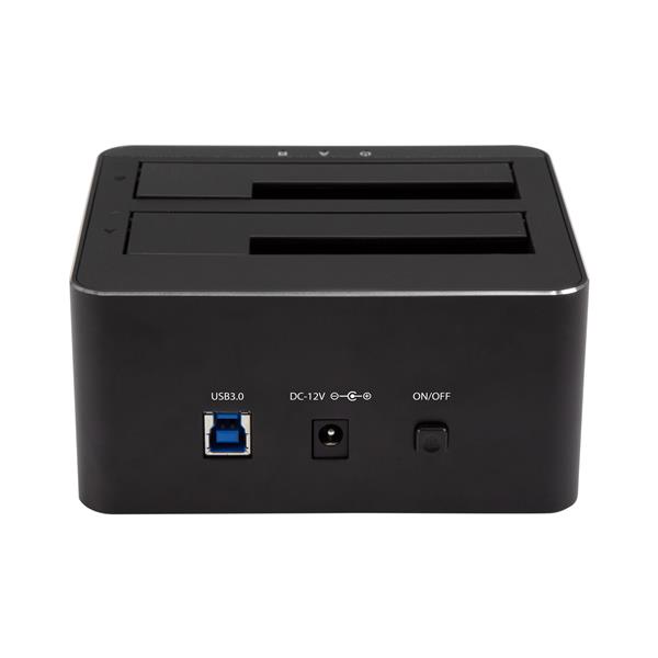 Dual-Bay SATA HDD Docking Station for 2 x 2.5/3.5" SATA SSDs/HDDs - USB 3.0