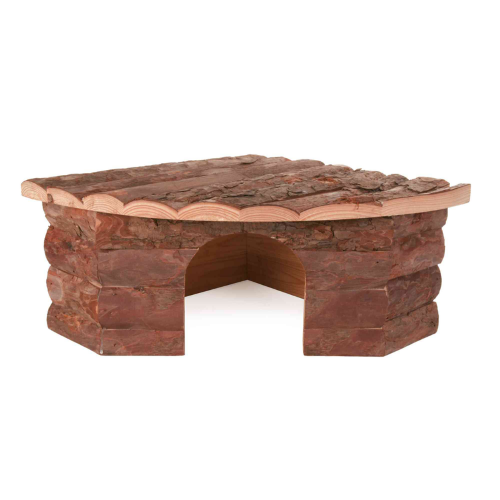 Wooden Small Animal Corner House - Jesper (42 x 15 x 30cm)