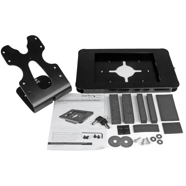 Lockable Tablet Stand for iPad - Desk or Wall Mountable - Steel
