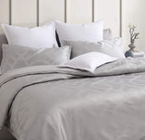 Super King Duvet Cover Set - Seville Silver by Logan and Mason Platinum