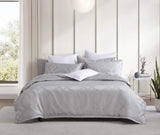 Super King Duvet Cover Set - Seville Silver by Logan and Mason Platinum