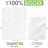 Petkin Giant XL Wipes (80pk)