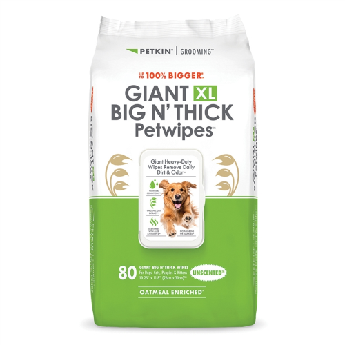 Petkin Giant XL Wipes (80pk)