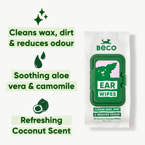 Ear Wipes - Beco Coconut Scented (70pk)