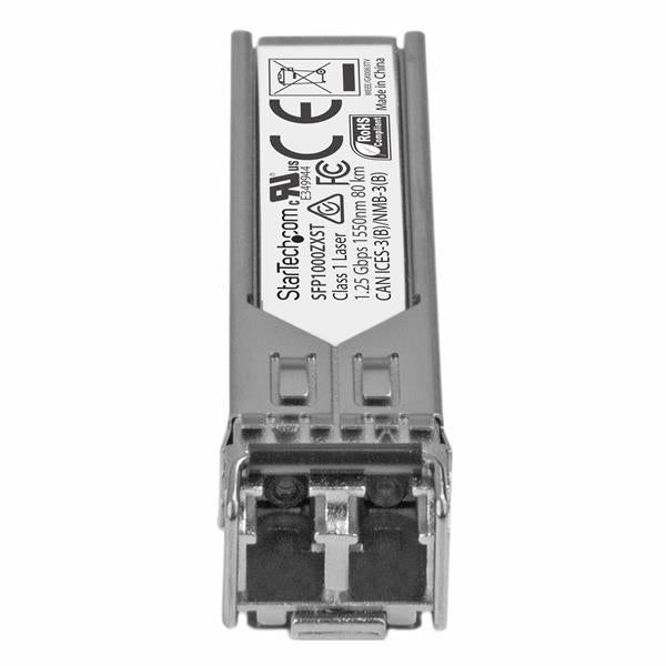 MSA Compliant Gigabit Fiber SFP Transceiver Module - 1000Base-ZX - SM LC - 80 km