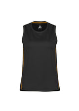 Balance Womens Singlet - Black/Gold