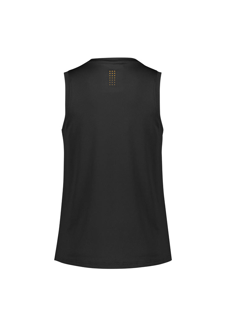 Balance Womens Singlet - Black/Gold