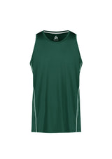 Balance Mens Singlet - Forest/White