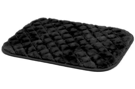 Cozy 45cm dog bed made of plush fabric, featuring skid-resistant backing and machine-washable design for comfort and convenience.