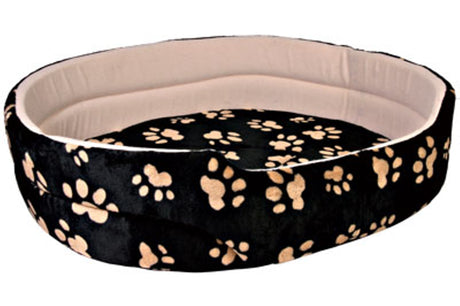 Cozy Trixie Plush Bed Charly for dogs, featuring soft foam padding, removable cushion, and non-slip bottom, 79 x 70cm.