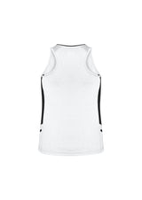 Renegade Womens Singlet - White/Black/Silver