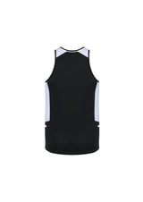 Renegade Mens Singlet - Black/White/Silver