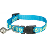 Cat Collar - Reflective Paw Print (Assorted)