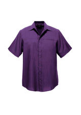 Oasis Mens Short Sleeve Shirt - Grape