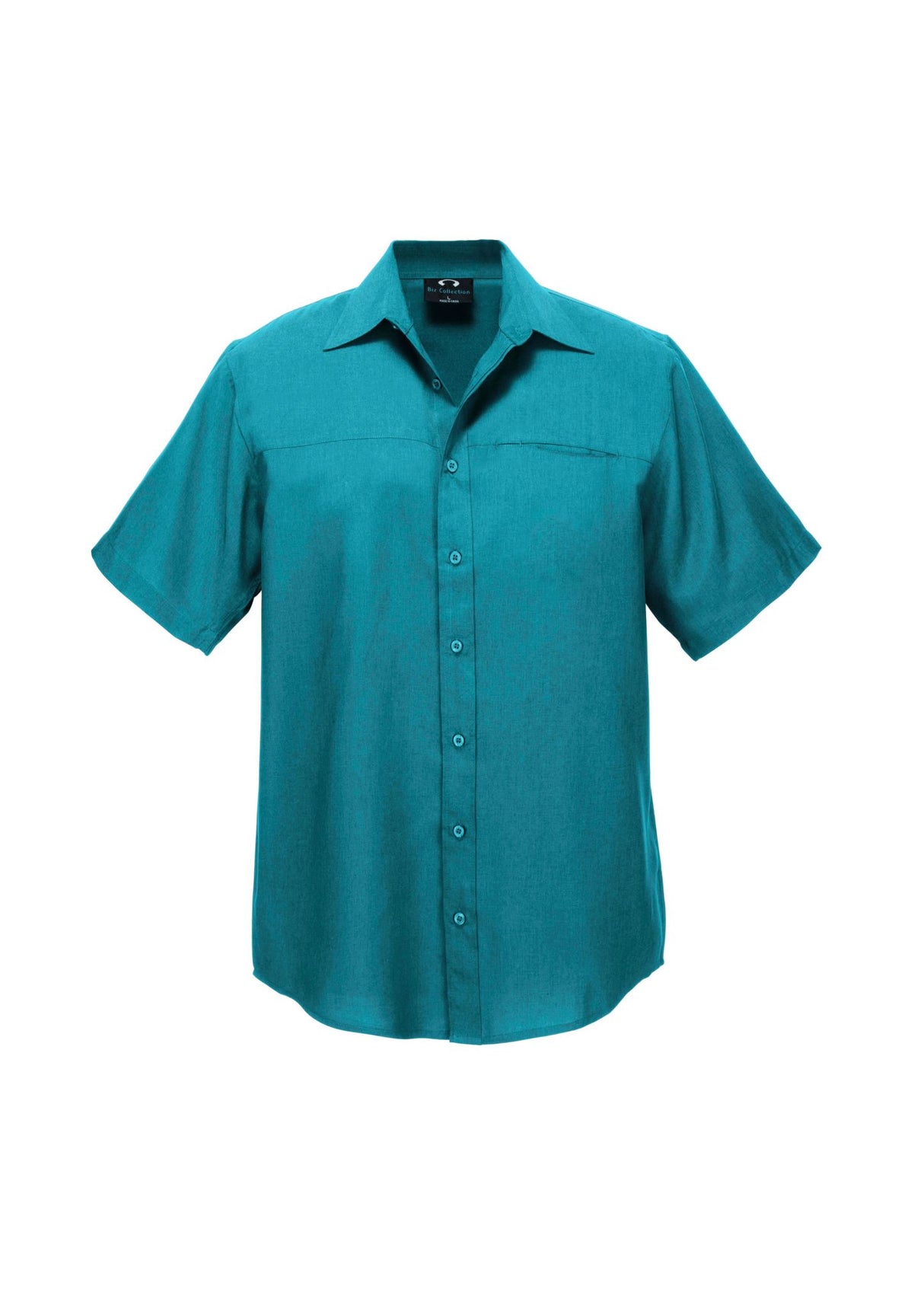 Oasis Mens Short Sleeve Shirt - Teal