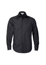 Metro Mens Long Sleeve Shirt - Charcoal