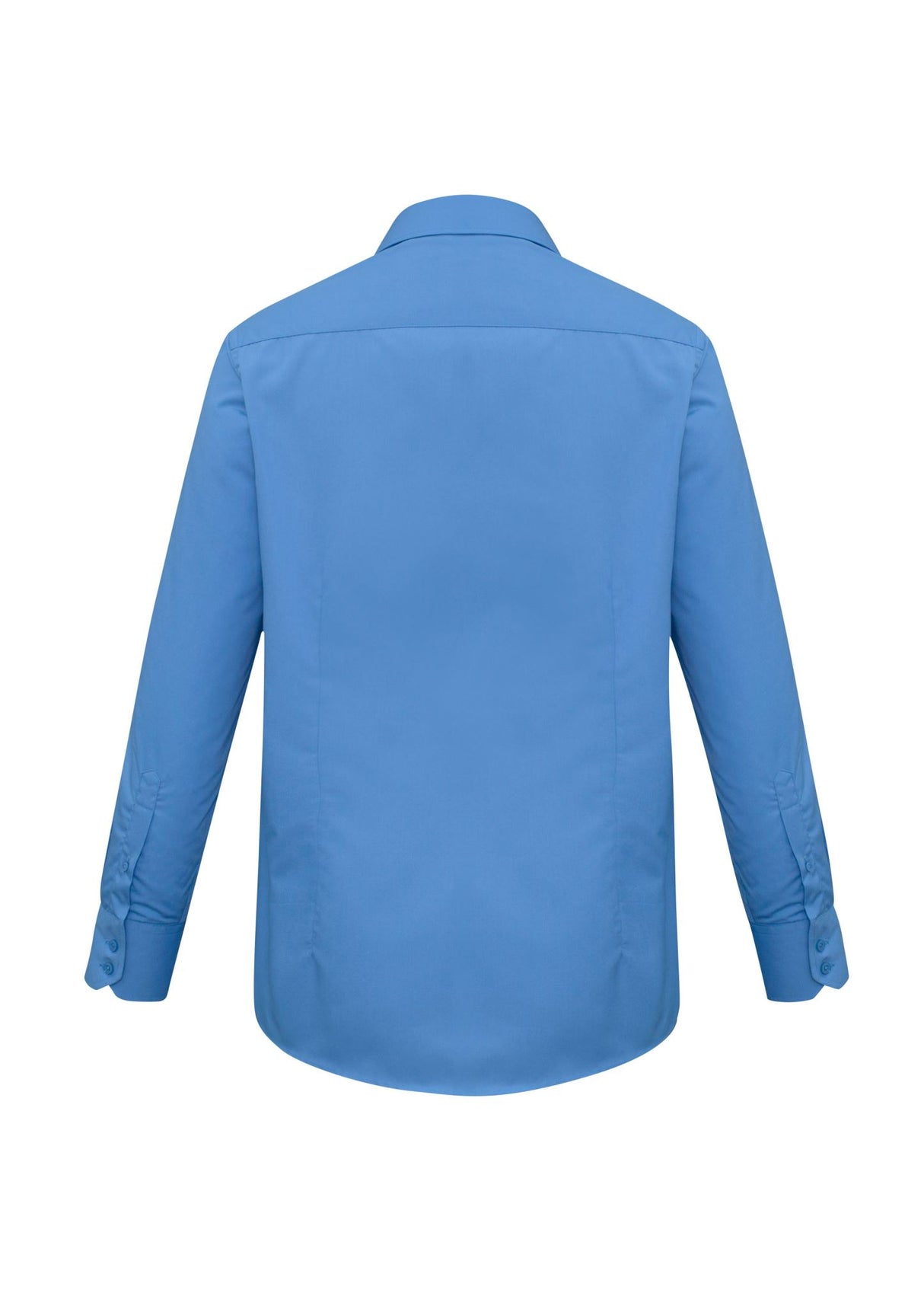 Metro Mens Long Sleeve Shirt - Mid Blue