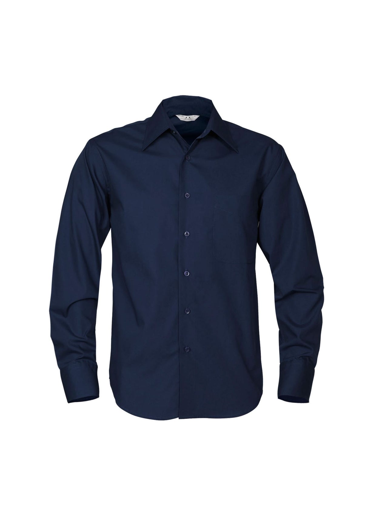 Metro Mens Long Sleeve Shirt - Navy