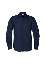 Metro Mens Long Sleeve Shirt - Navy