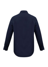 Metro Mens Long Sleeve Shirt - Navy