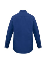 Metro Mens Long Sleeve Shirt - Royal