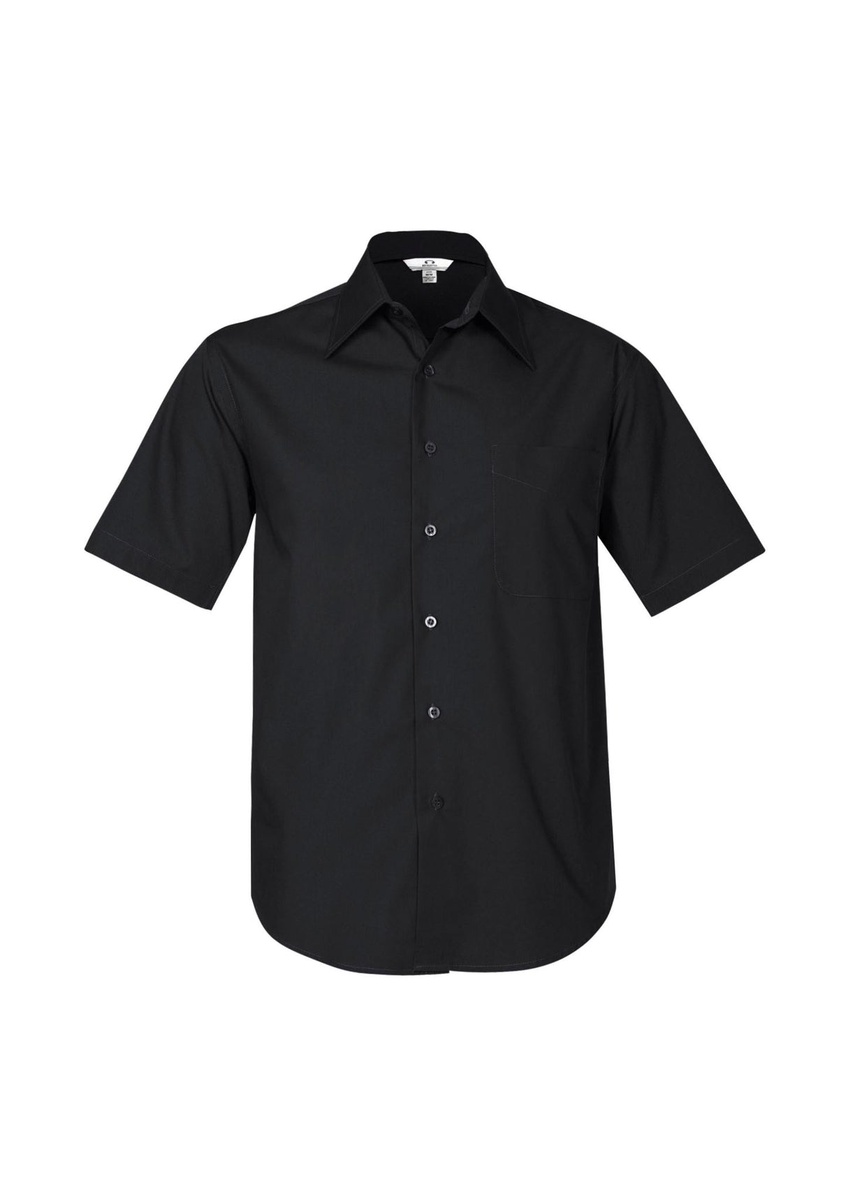 Metro Mens Short Sleeve Shirt - Black