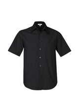 Metro Mens Short Sleeve Shirt - Black