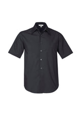 Metro Mens Short Sleeve Shirt - Charcoal
