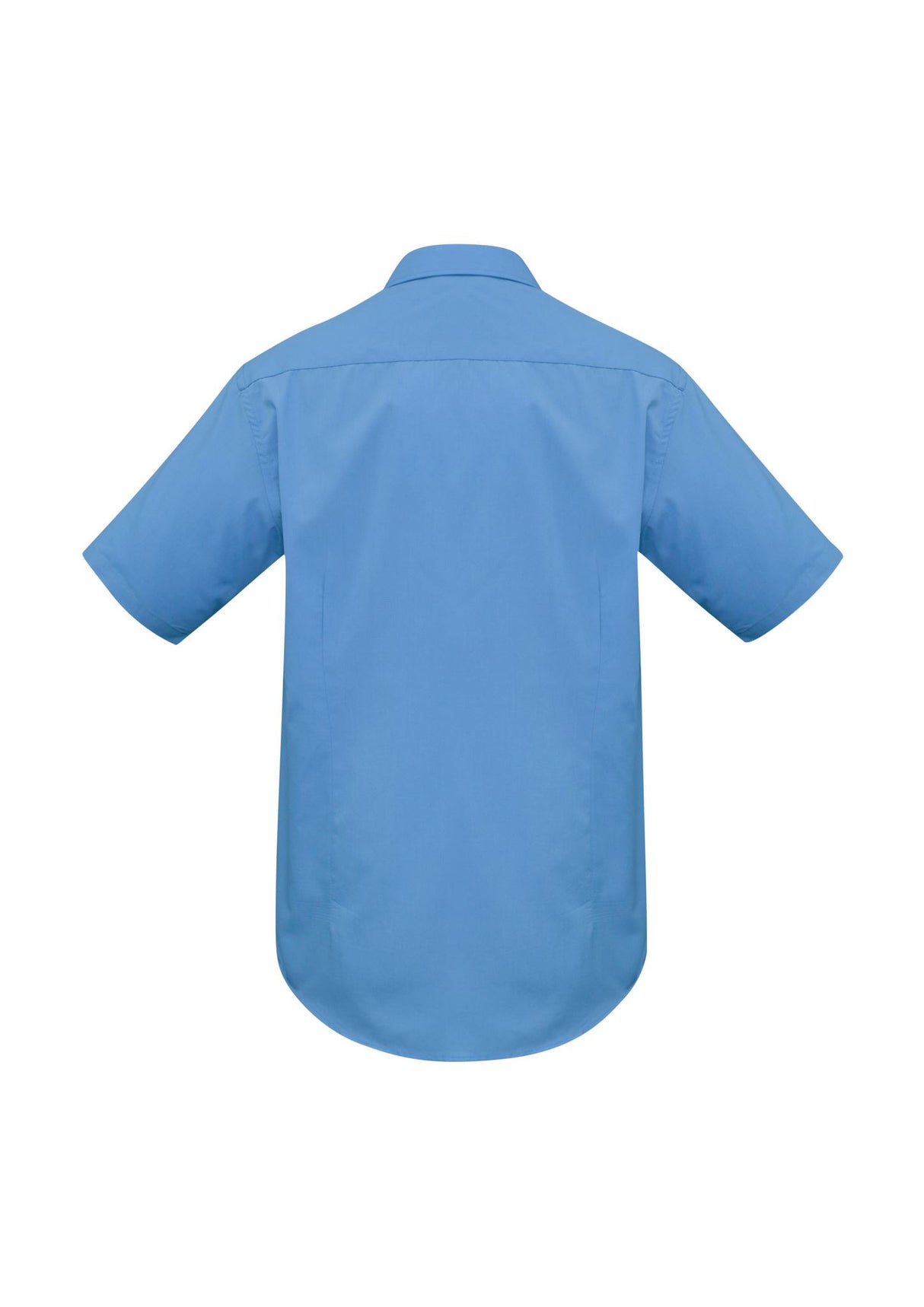 Metro Mens Short Sleeve Shirt - Mid Blue