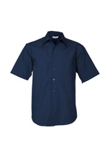 Metro Mens Short Sleeve Shirt - Navy