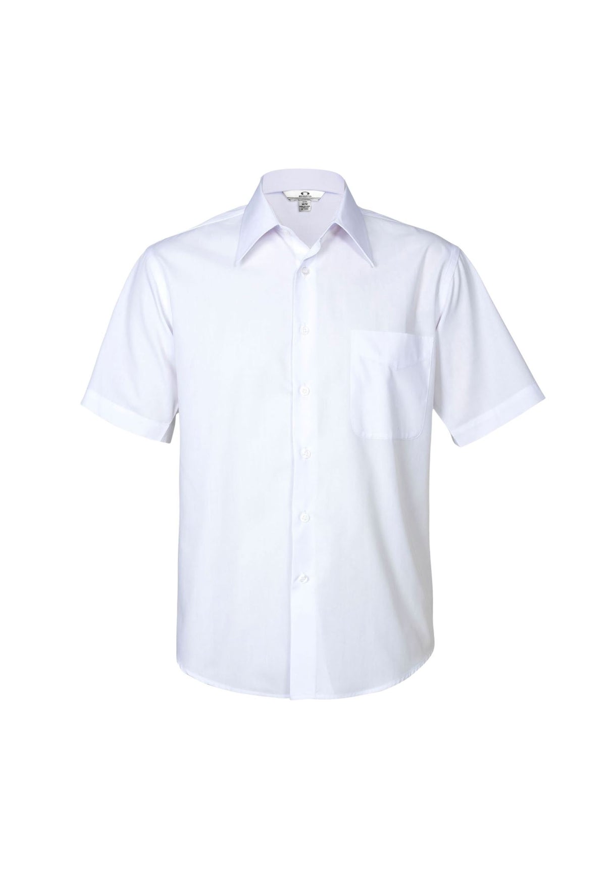 Metro Mens Short Sleeve Shirt - White