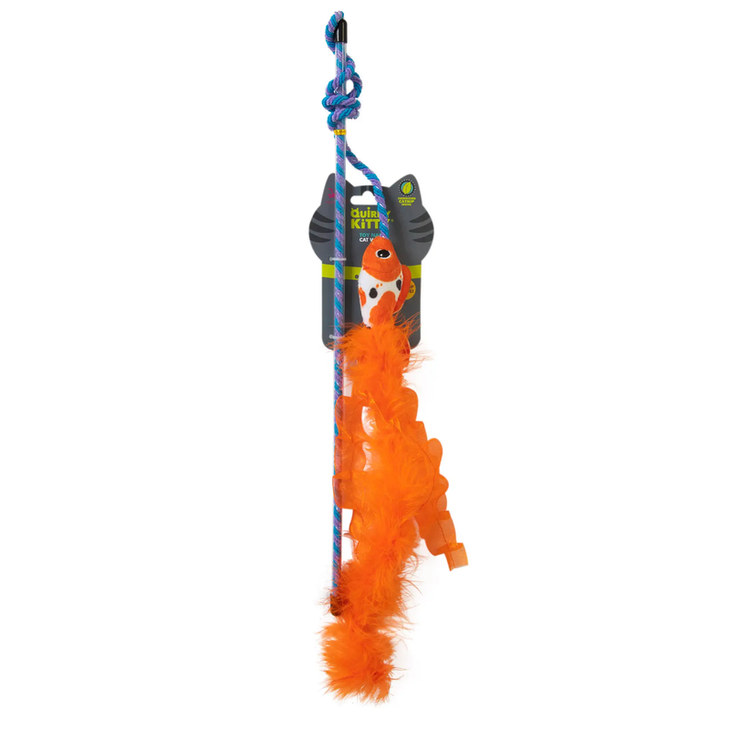 Cat Toy - Quirky Kitty Cute Koi Wand