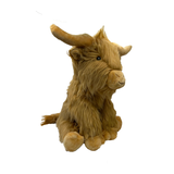 Dog Toy Plush Highland Cow Shaggy 20cm