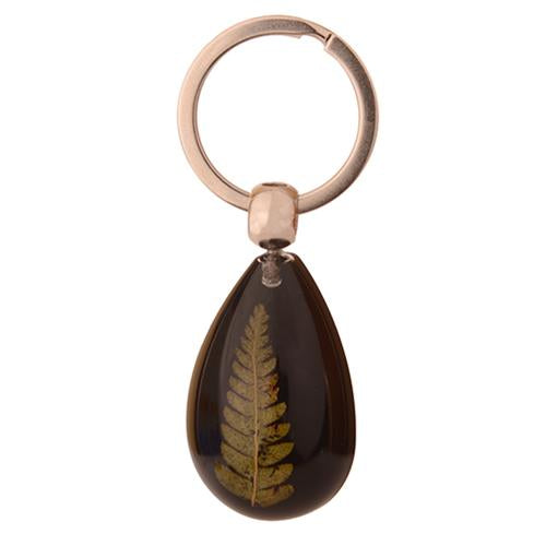 Resin Silver Fern Keyring