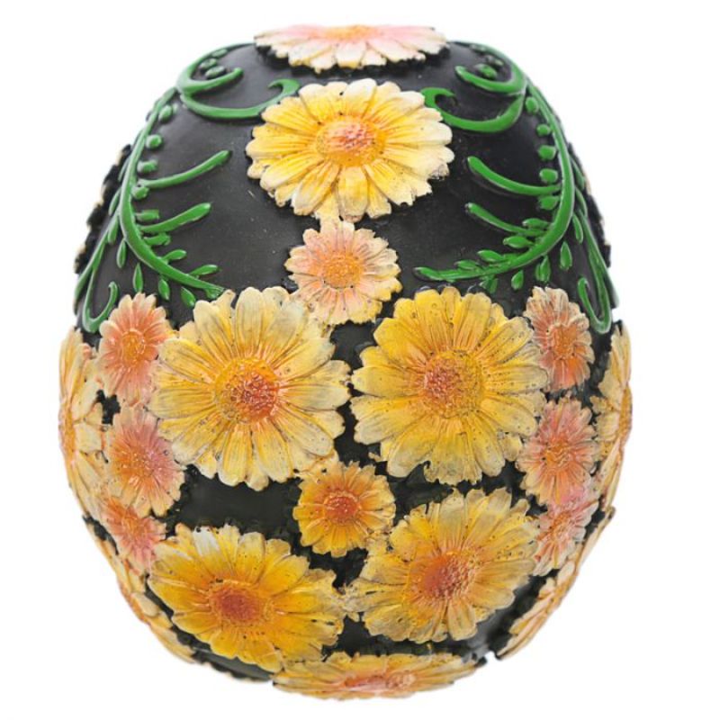 Ornament - Day of the Dead Skull Head with Daisy Floral Motif (15cm)