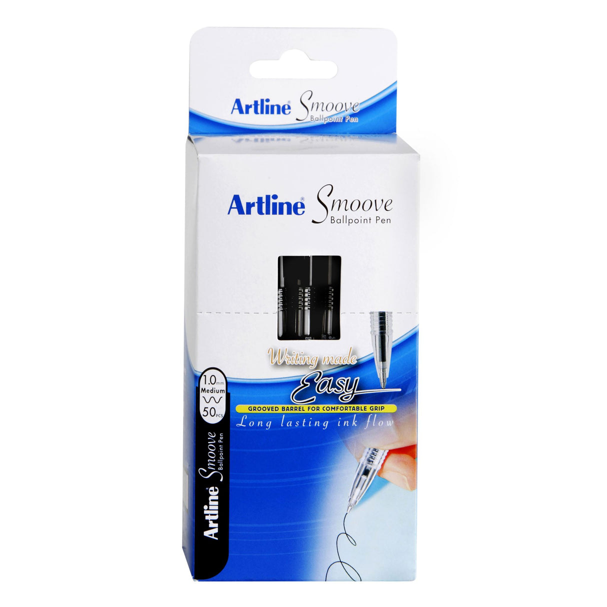 Artline Smoove Bpp Stick Medium Black Bx50 -50 units