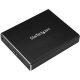 Dual-Slot Drive Enclosure for M.2 NGFF SATA SSDs - USB 3.1 (10Gbps) - RAID