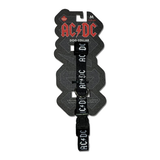 Dog Collar - ACDC Black & White Logo Medium (34-56cm)
