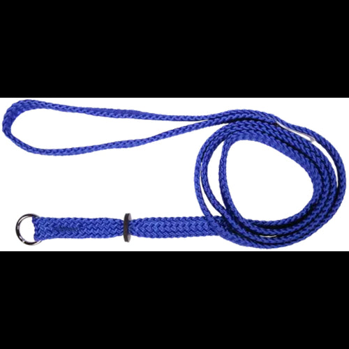 Slip Lead S/Nylon 10mm x 120cm Blue