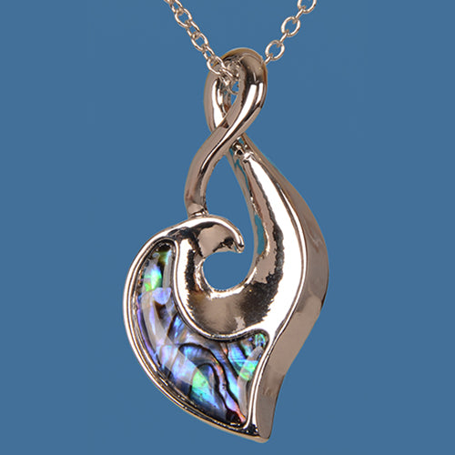 Twist Paua Pendant - Version 1