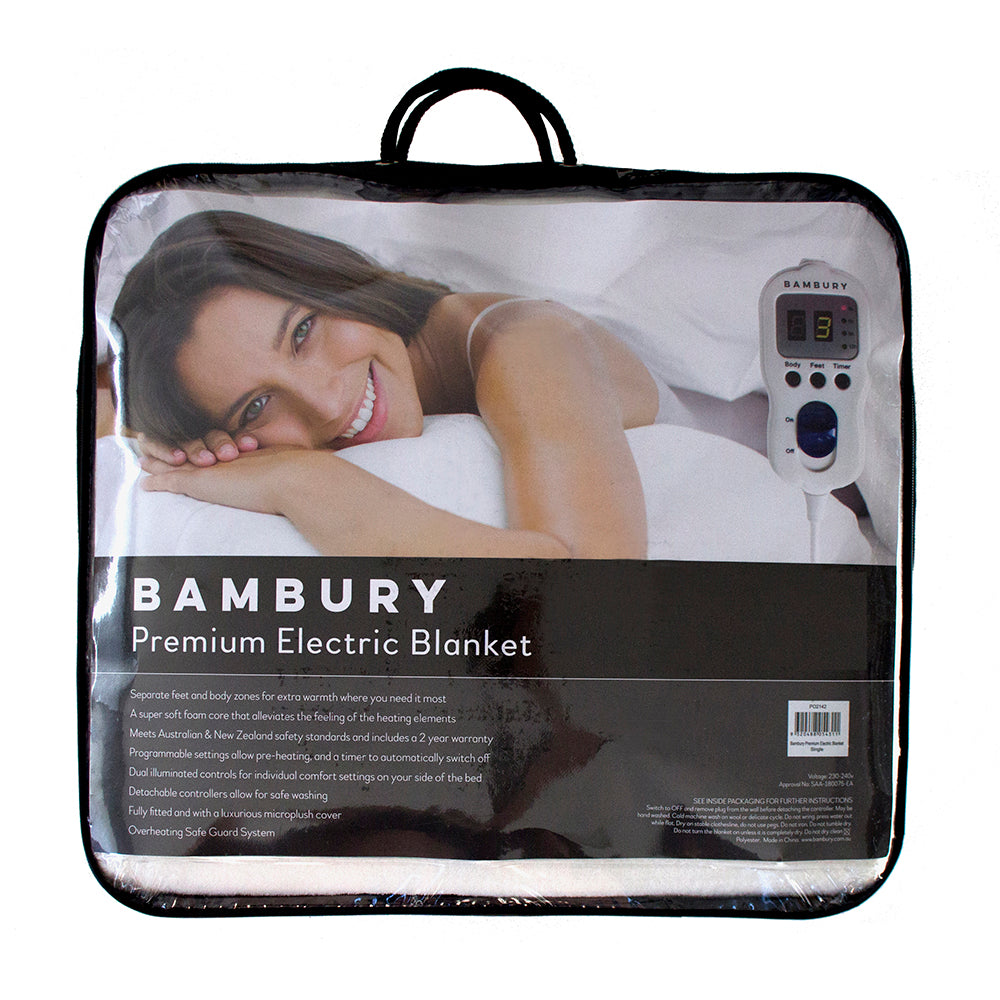 Super King Bambury Premium Electric Blanket- Bambury