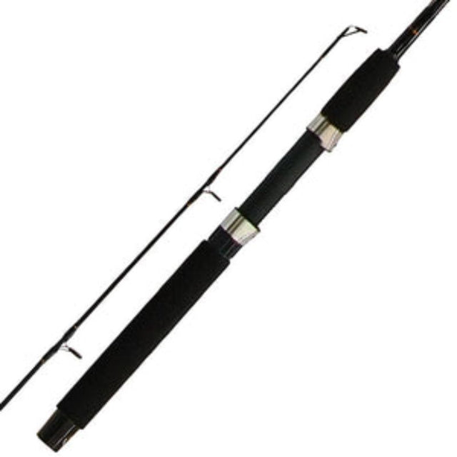 Kilwell Black Shadow 602SP Spinning Rod, 1.8m, lightweight fibreglass, ideal for various fishing techniques, medium action.