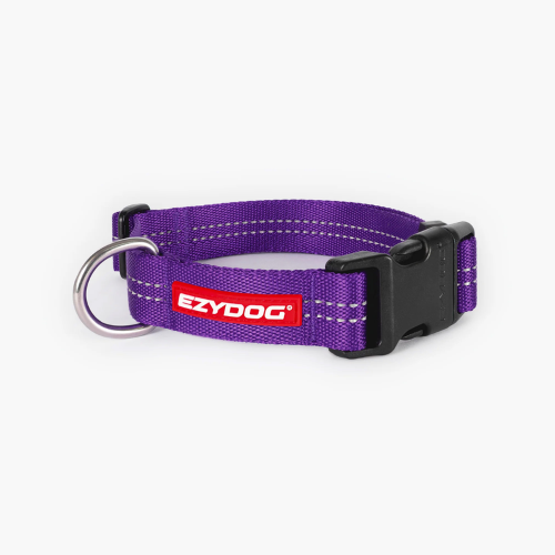 Dog Collar - ED Essential Collar Adjustable Large (Purple)