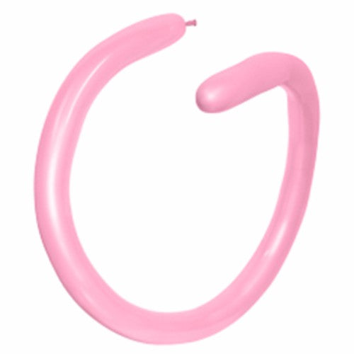 Modelling Balloons - Pack of 100 - 260QT Fashion Pink  Latex