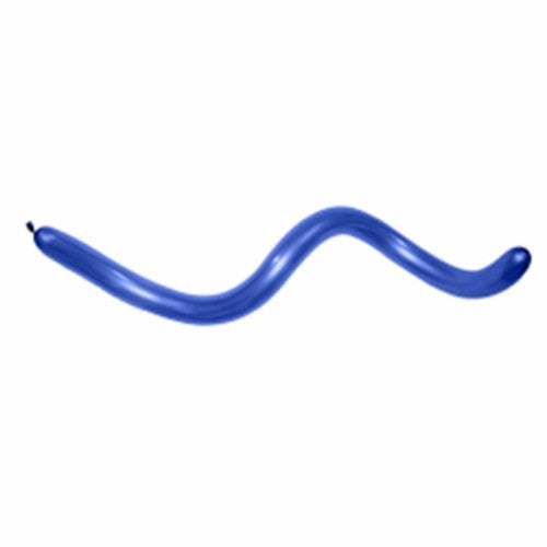 360QT Fashion Royal Blue Modelling Latex Balloons - Pack of 20