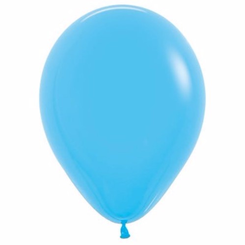 Vibrant 12cm blue latex balloons in a pack of 50, perfect for elevating any festive celebration or event decoration.